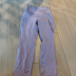 Lavender Lulu lemon High-Waisted Leggings